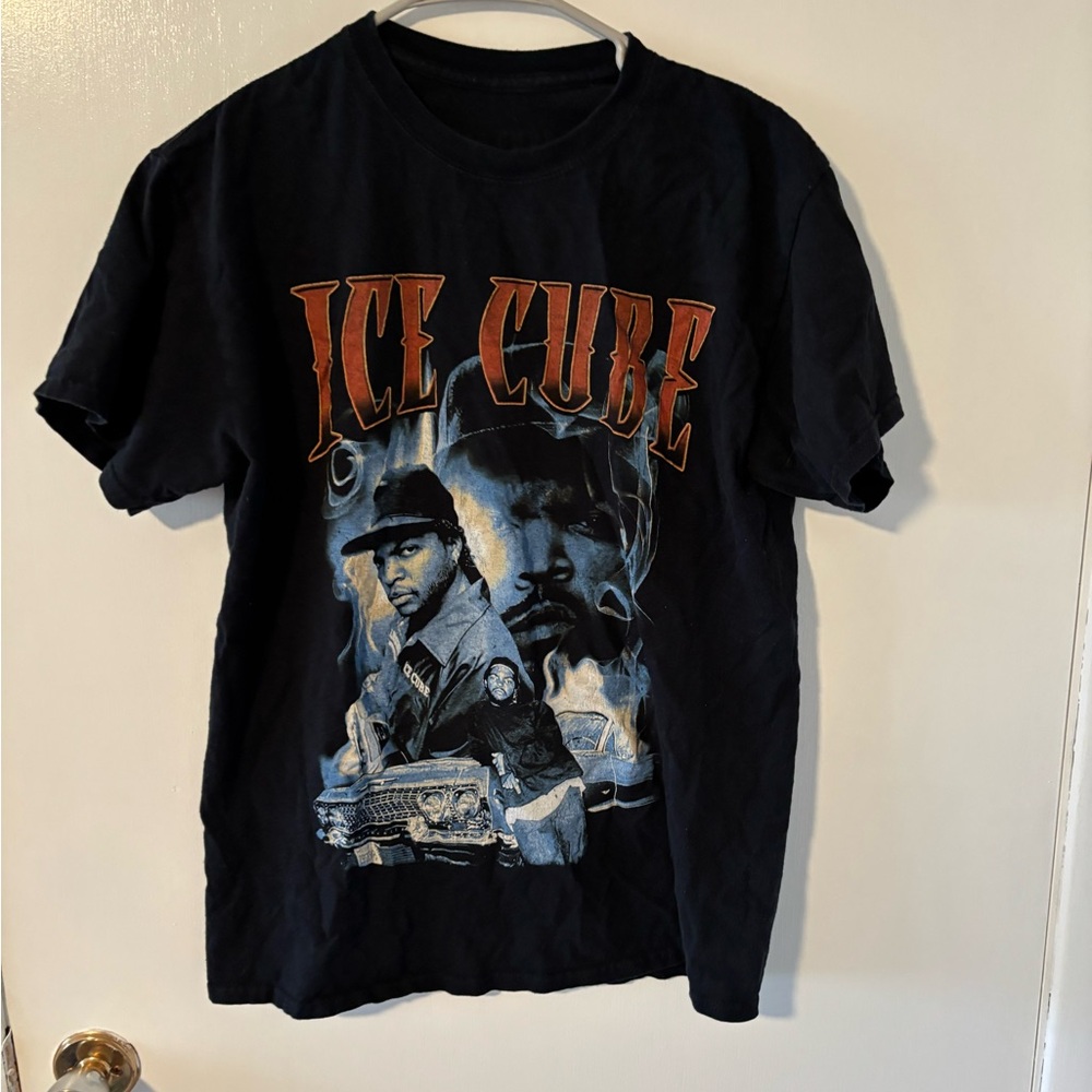 Black Ice Cube Graphic T-Shirt